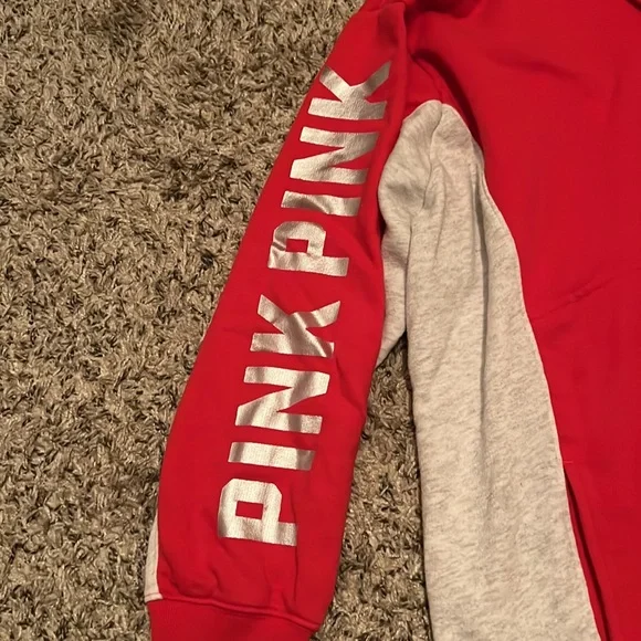 PINK quarter zip sweatshirt - Picture 3 of 3